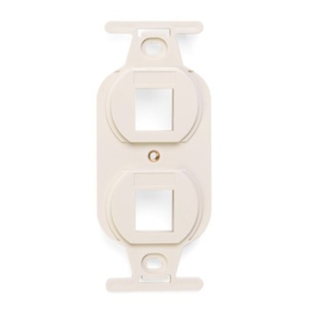 LEVITON Wallplates Ins 106 2Port La 41087-2TP